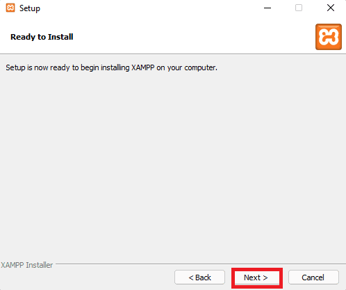install Xampp For a Practice Website