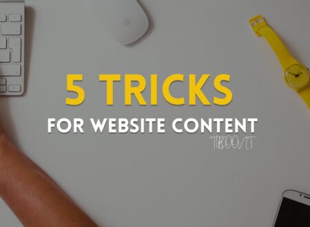 Website content Creation TIP