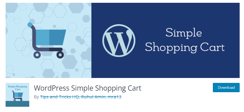 WordPress Simple PayPal Shopping Cart