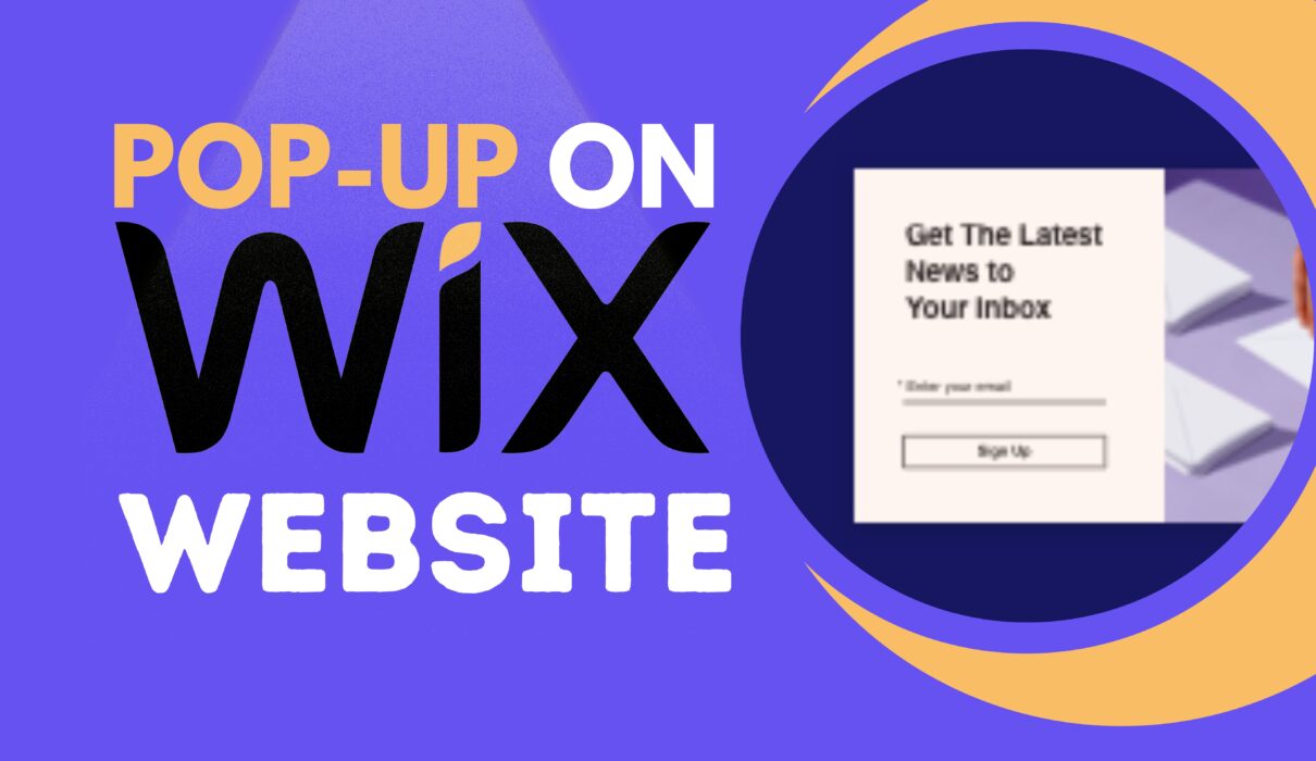 How to Use Pop Up on wix Website to generate Leads