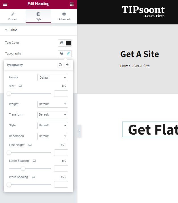 Add custom font in Elementor