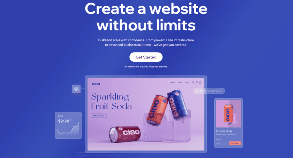 Wix Homepage
