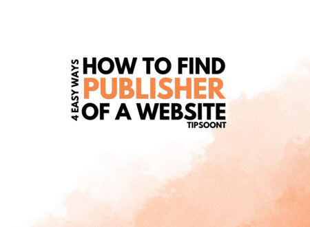 How to Find Publisher of a Website