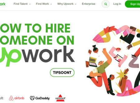 The process to hire someone on Upwork