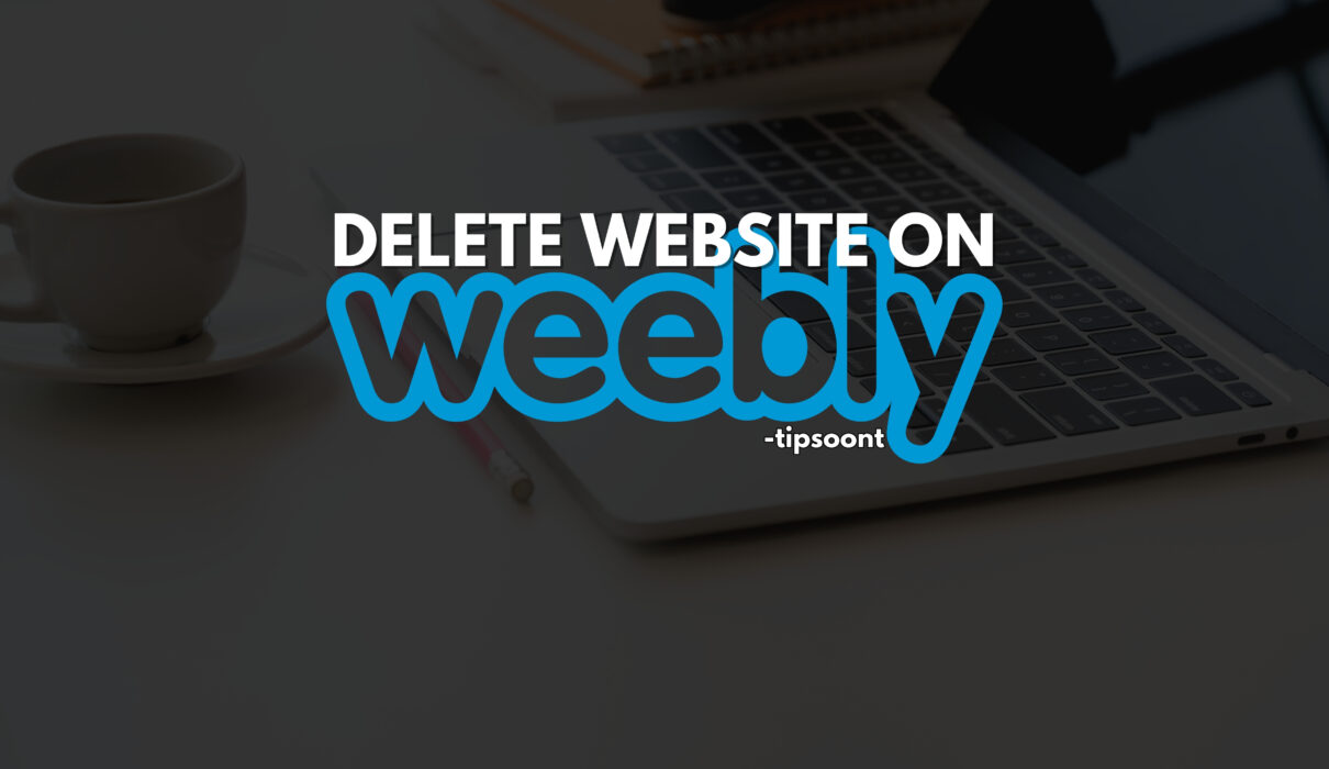 Delete website from Weebly