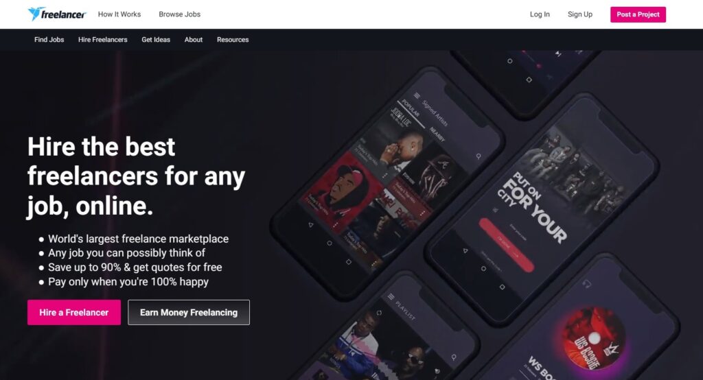 Hire Freelancers & Find Freelance Jobs Onlin