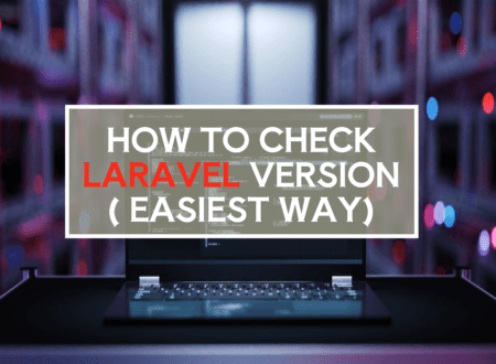 How to Check Laravel Version (The Quick and Easiest Way)
