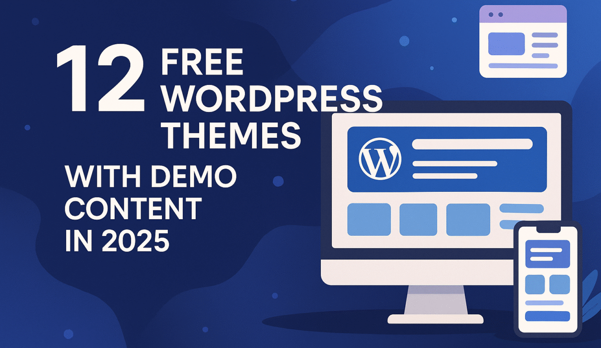 12 Free WordPress Themes With Demo Content