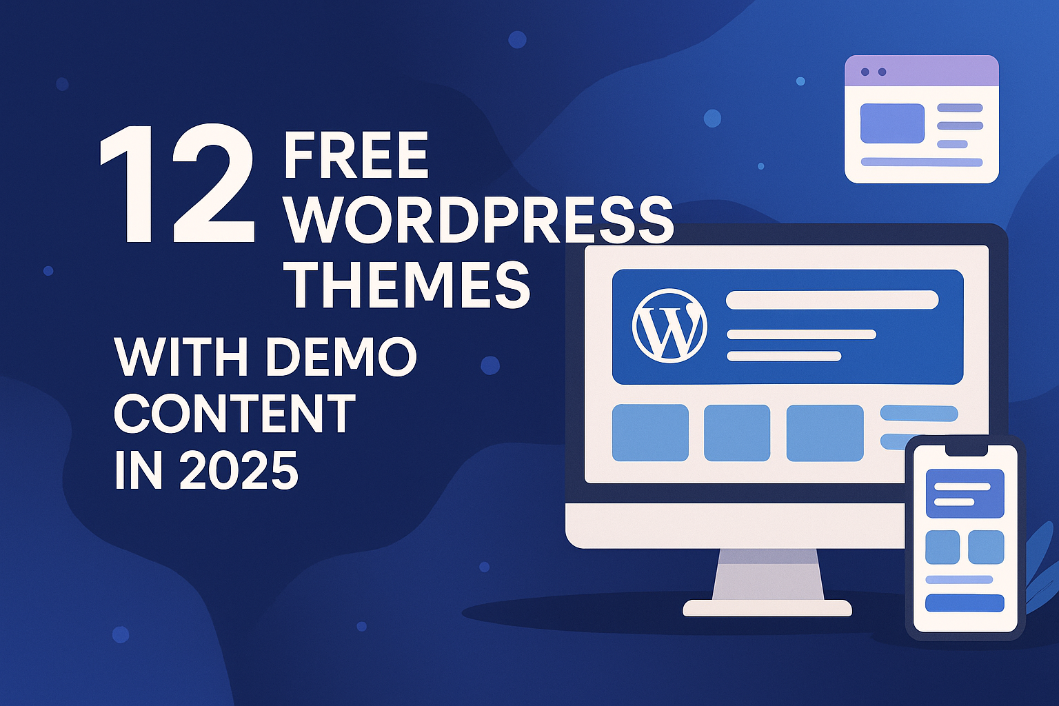 12 Free WordPress Themes With Demo Content